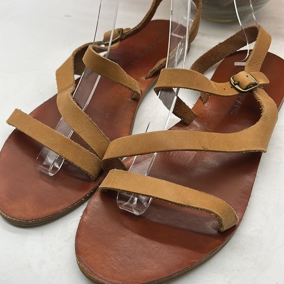 Lucky Brand Flat Leather Sandal Sz 7.5. MCS0757F - Picture 2 of 6